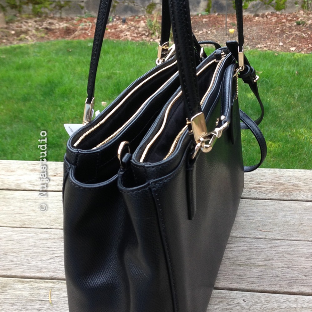 Coach Christie Carryall Crossgrain Leather Bag - Picture 3 of 13